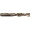 Drill America 5/8"x5/8" HSS 2 Flute Single End End Mill, Flute Length: 1-5/8" DWCT328
